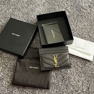 YSL CREDIT CARD CASE
